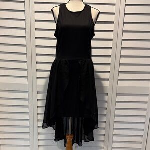 Liberty Love Black High-Low Midi Dress